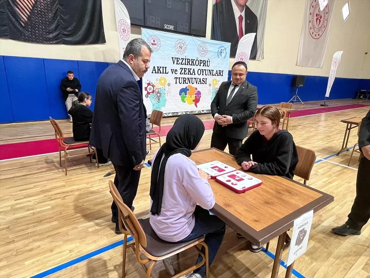 Vezirköprü'de Akıl ve Zeka Oyunları Turnuvası Düzenlendi