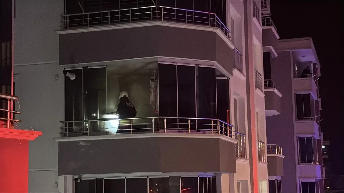 Atakum'da Dairede Yangın Çıktı