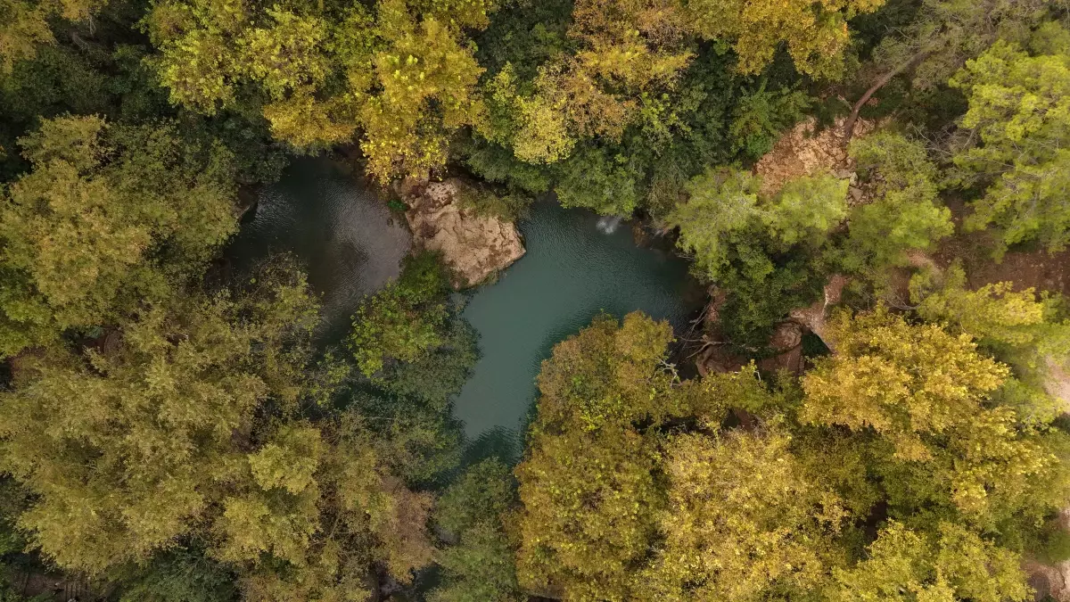 Kurşunlu Şelalesi'nde Sonbahar Güzelliği