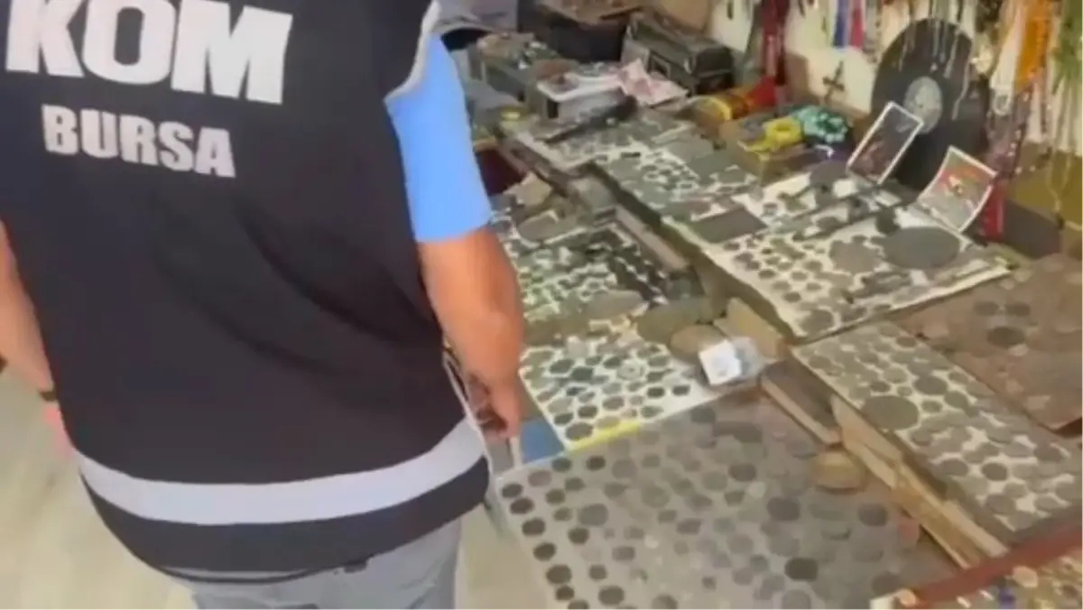 Bursa'da Tarihi Eser Kaçakçılığı Operasyonu