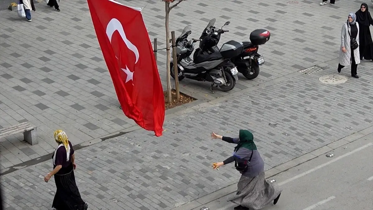 Düzce'de Bayrak Sevgisi Sosyal Deneyi