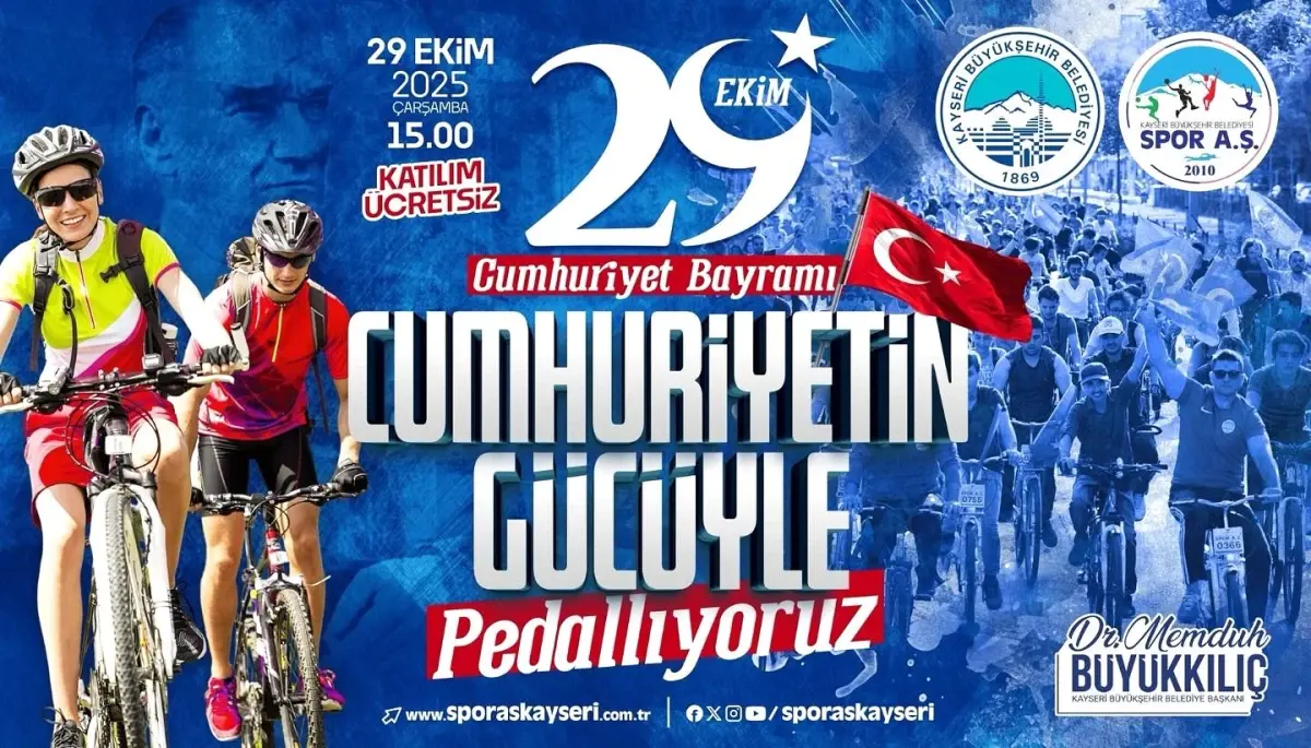 29 Ekim'e özel bisiklet turu