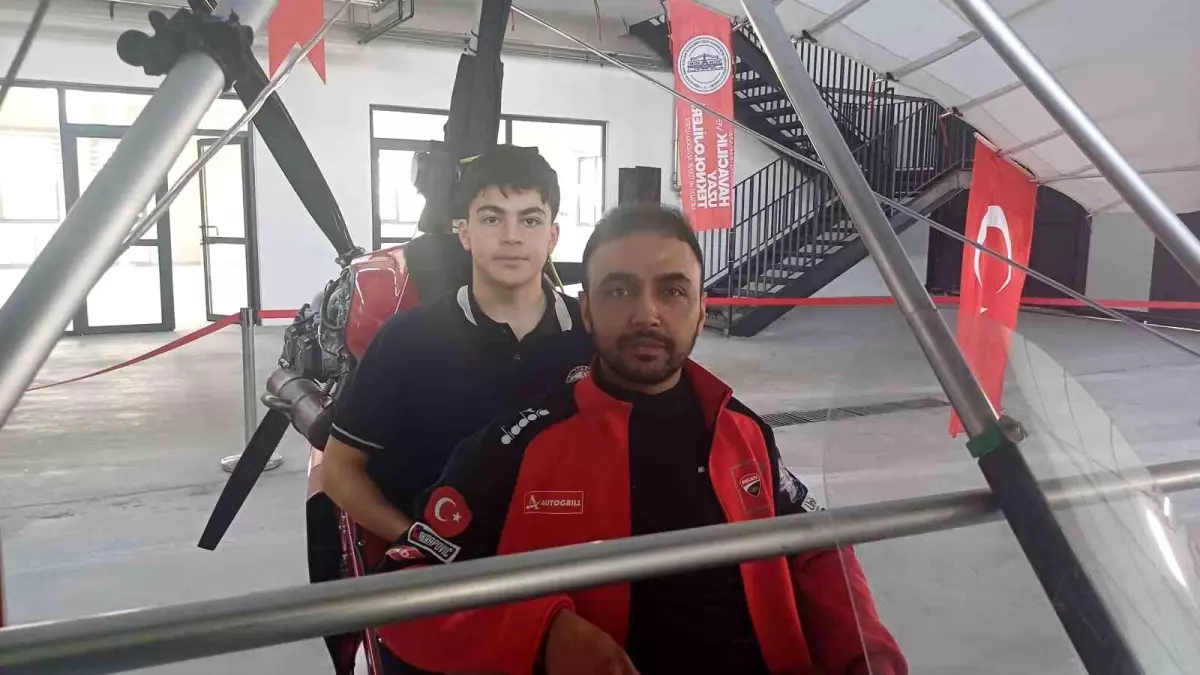 Erciyes Havacılık ve Spor Kulübü'nden Öğrencilere Hava Aracı Eğitimi