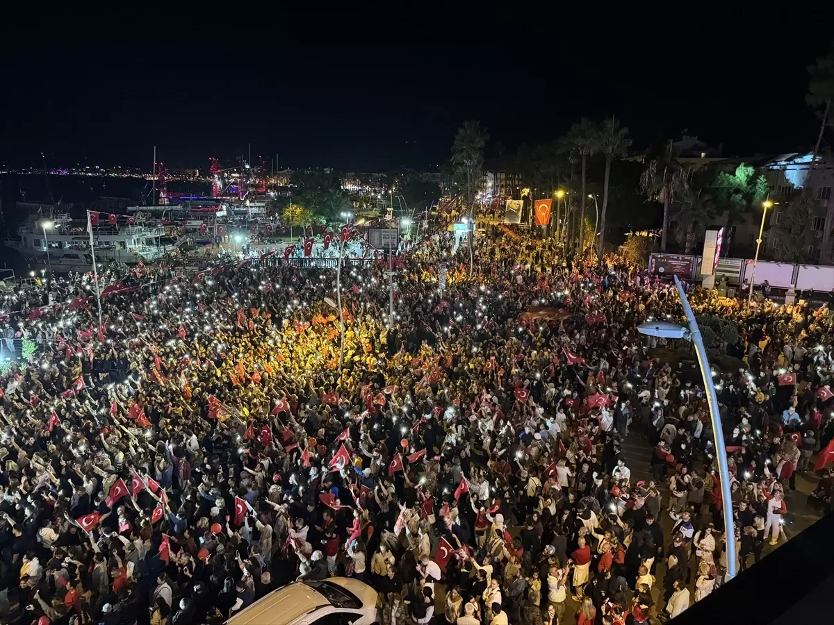 Marmaris'te Cumhuriyet Bayramı Coşkusu