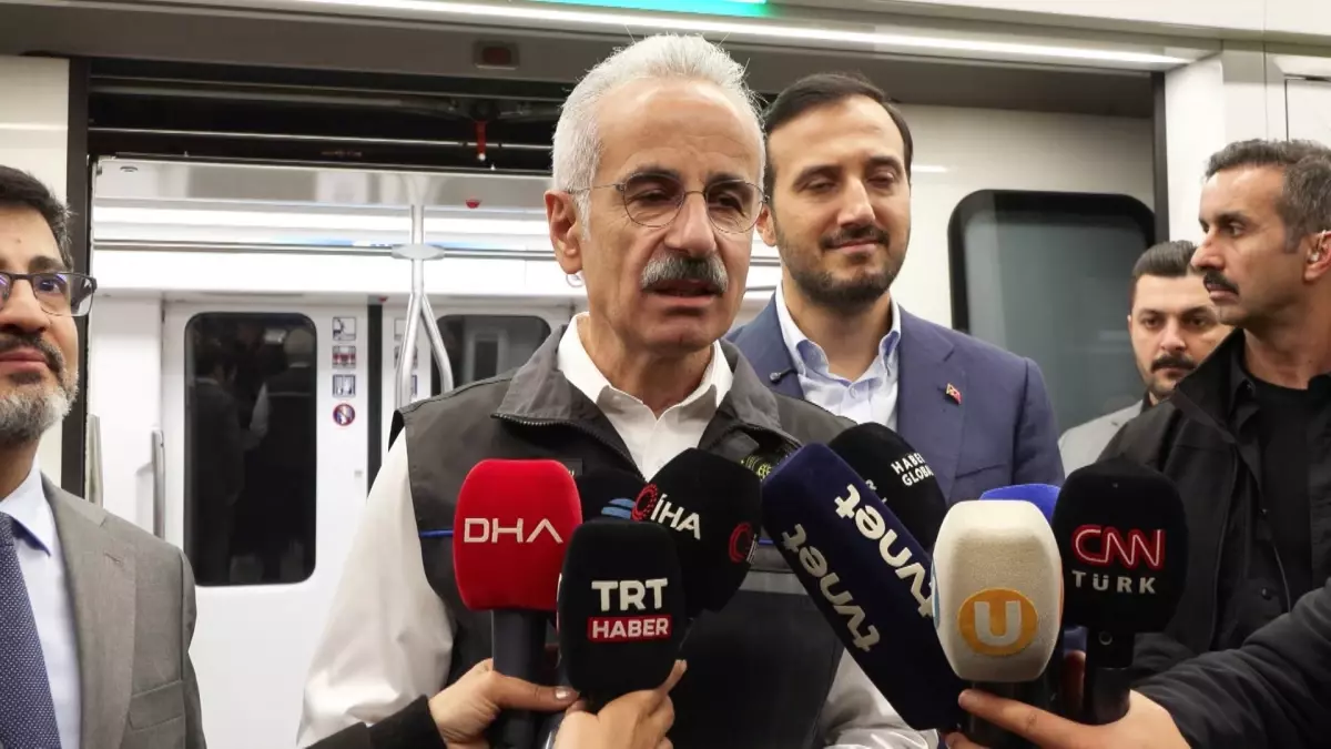 Sürücüsüz Metro Testleri Başladı