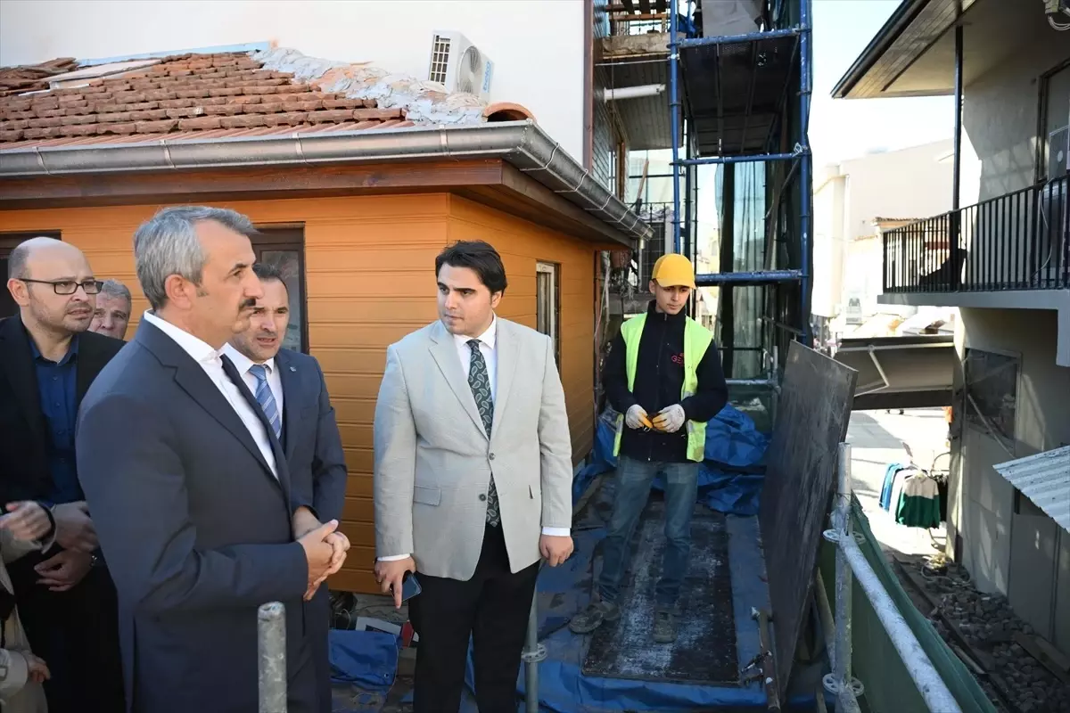 Edirne'de Dar Çarşı Restorasyonu Devam Ediyor