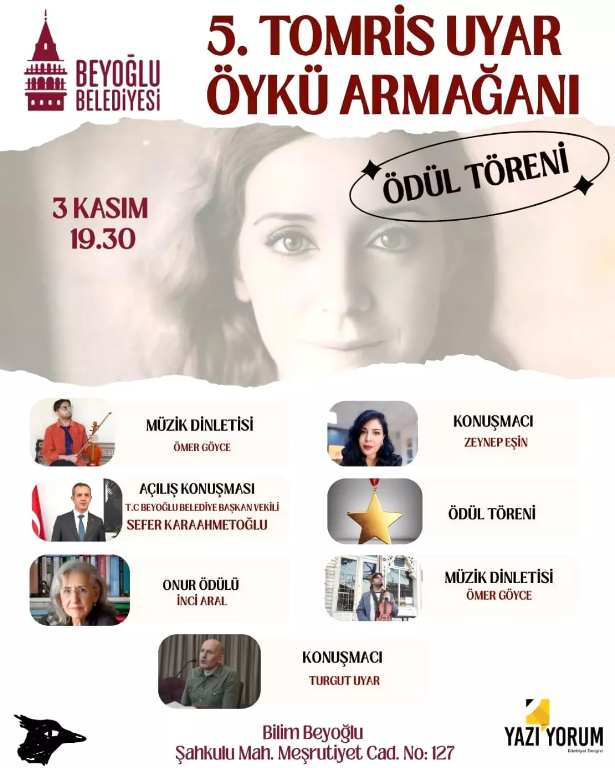 Tomris Uyar Öykü Günleri Başlıyor