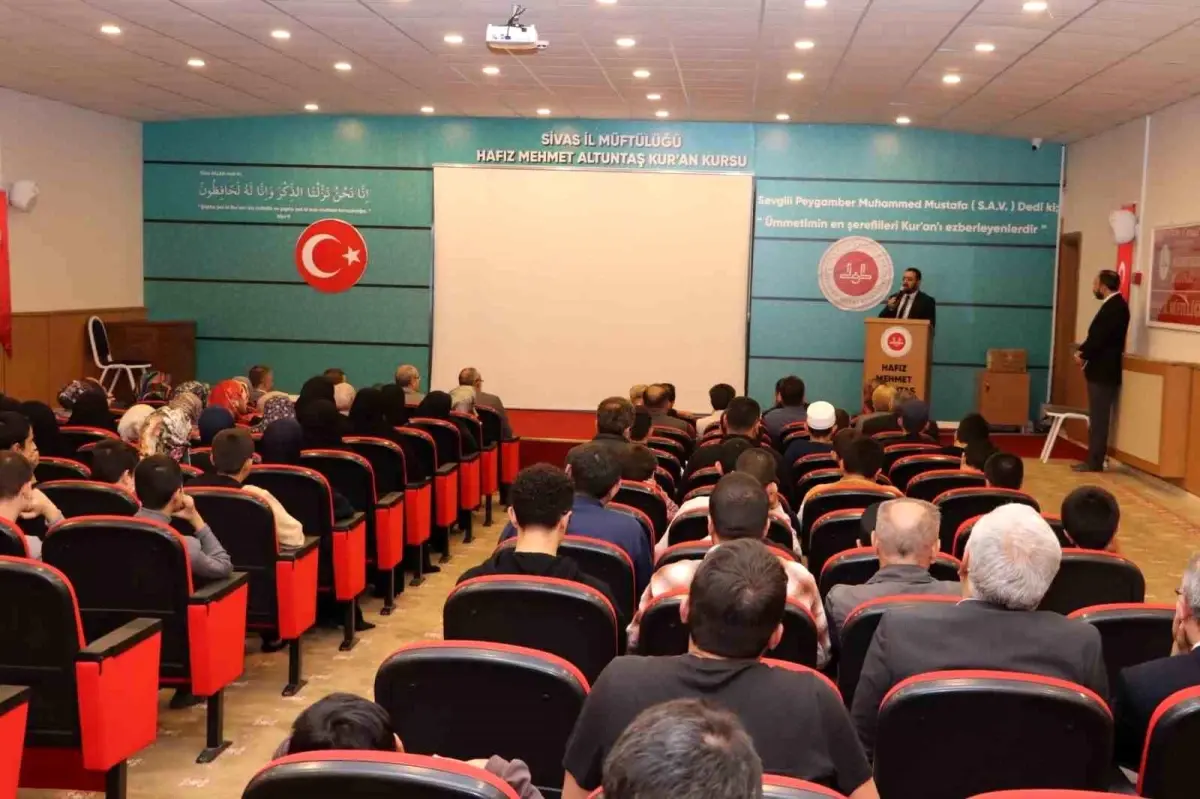 Sivas'ta Hafızlık Belgesi Töreni