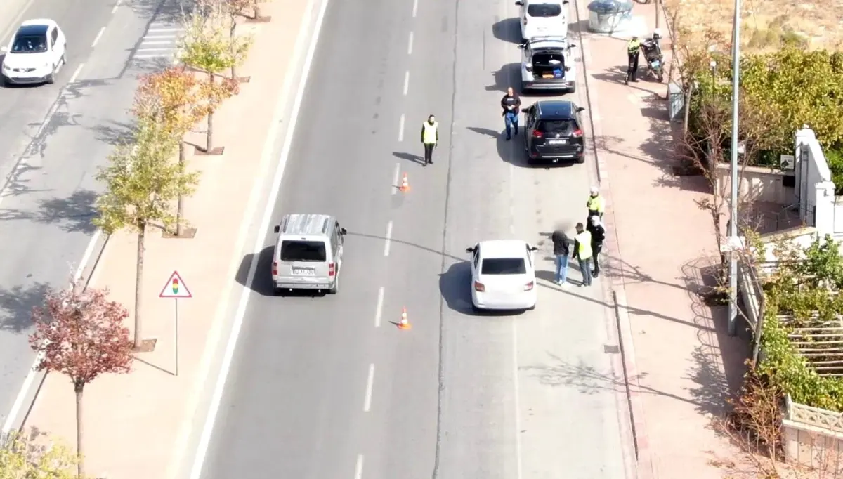 Konya'da Dron ile Yakalandılar