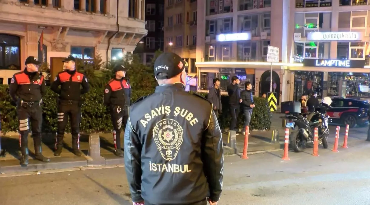 Beyoğlu'nda Dron Destekli Huzur Uygulaması