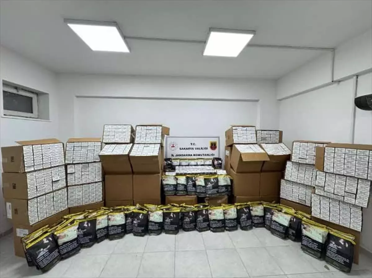 Hendek'te Kaçak Tütün Operasyonu