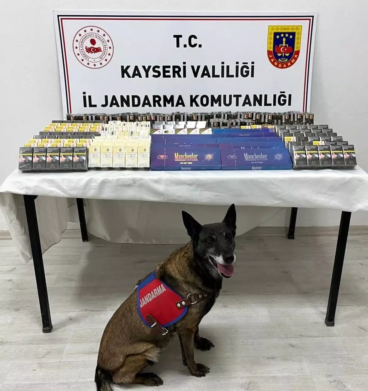 Kayseri'de 500 Paket Kaçak Sigara Ele Geçirildi