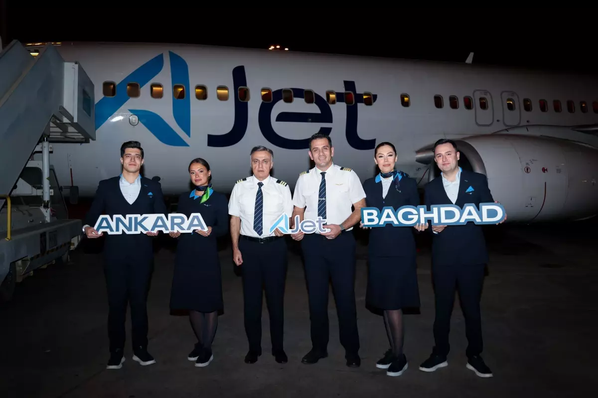 AJet, Ankara'dan Bağdat Seferlerine Başladı