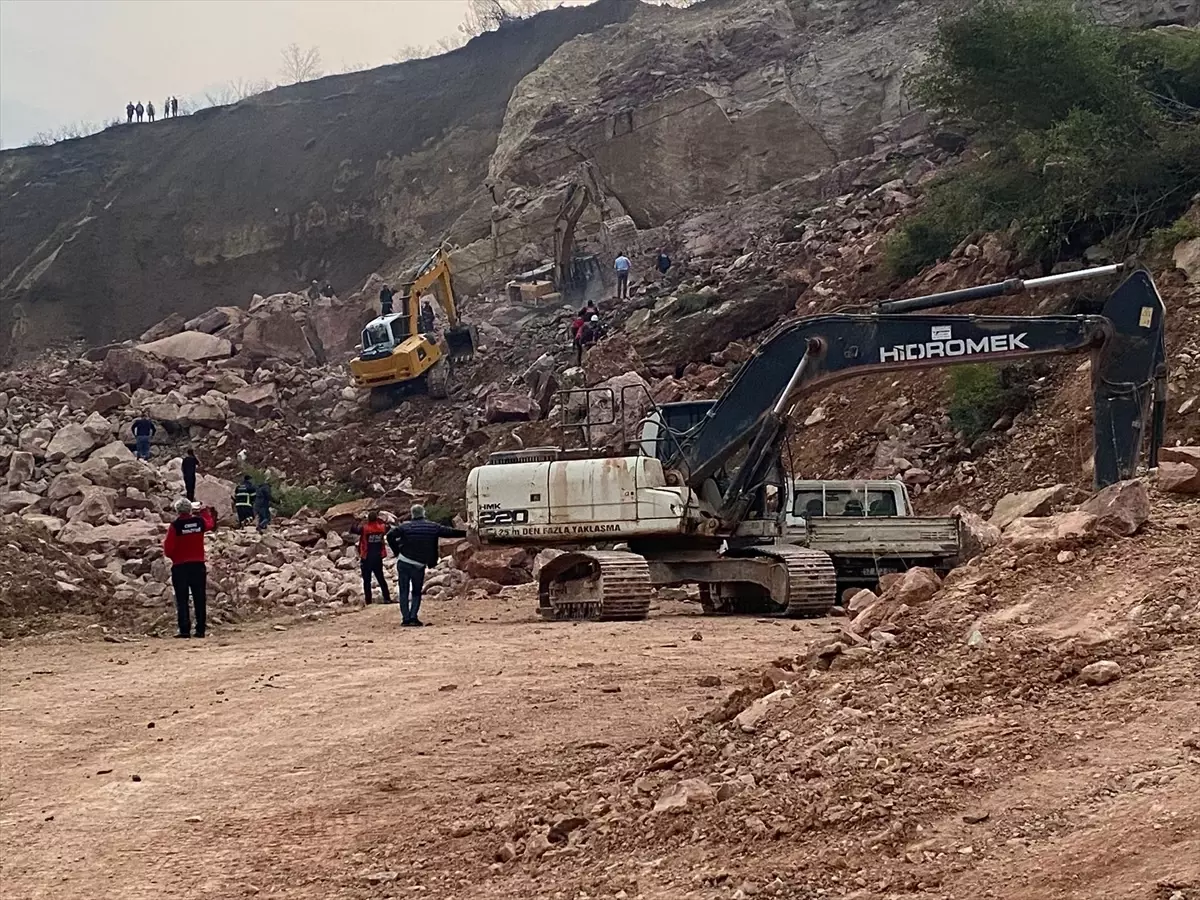 Fatsa'da Taş Ocağında Göçük