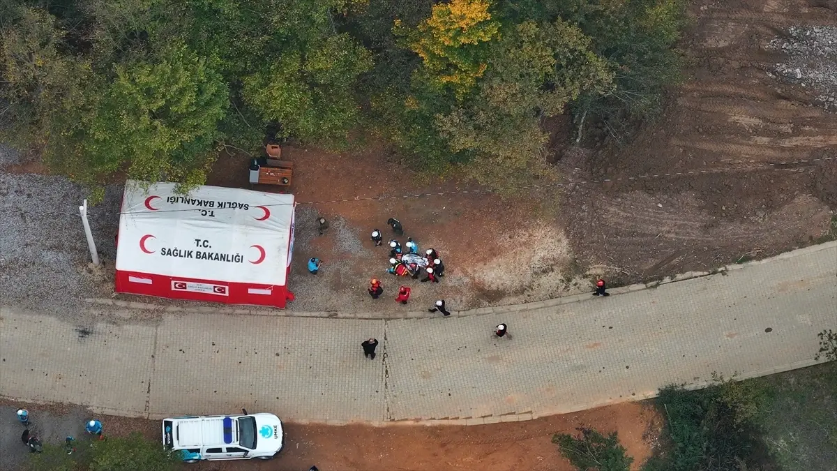 Düzce'de Orman Yangını Tatbikatı Yapıldı